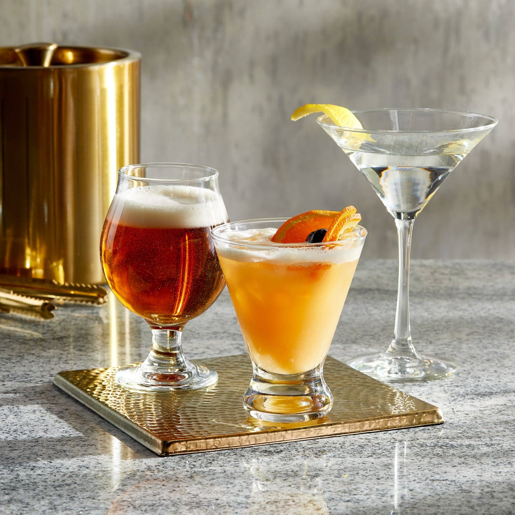 Libbey - Wholesale Cocktail/Liquor Glass - Libbey Entertaining Essentials Martini Glasses, 8 ounce, Set of 63