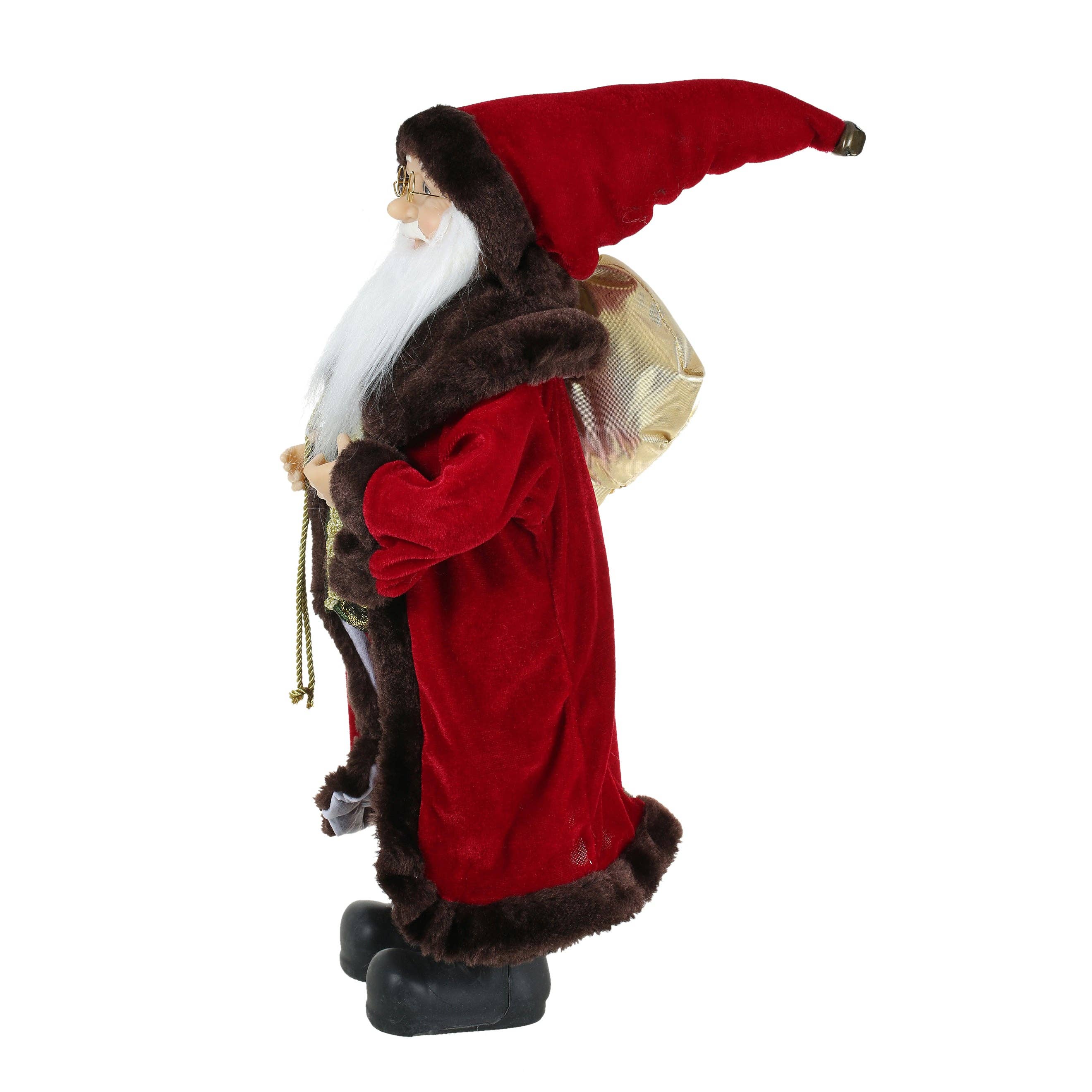 SINT - Wholesale Christmas Decoration - SINT 18 Inch Christmas Standing Santa Claus Doll Statue Figurine Ornament15