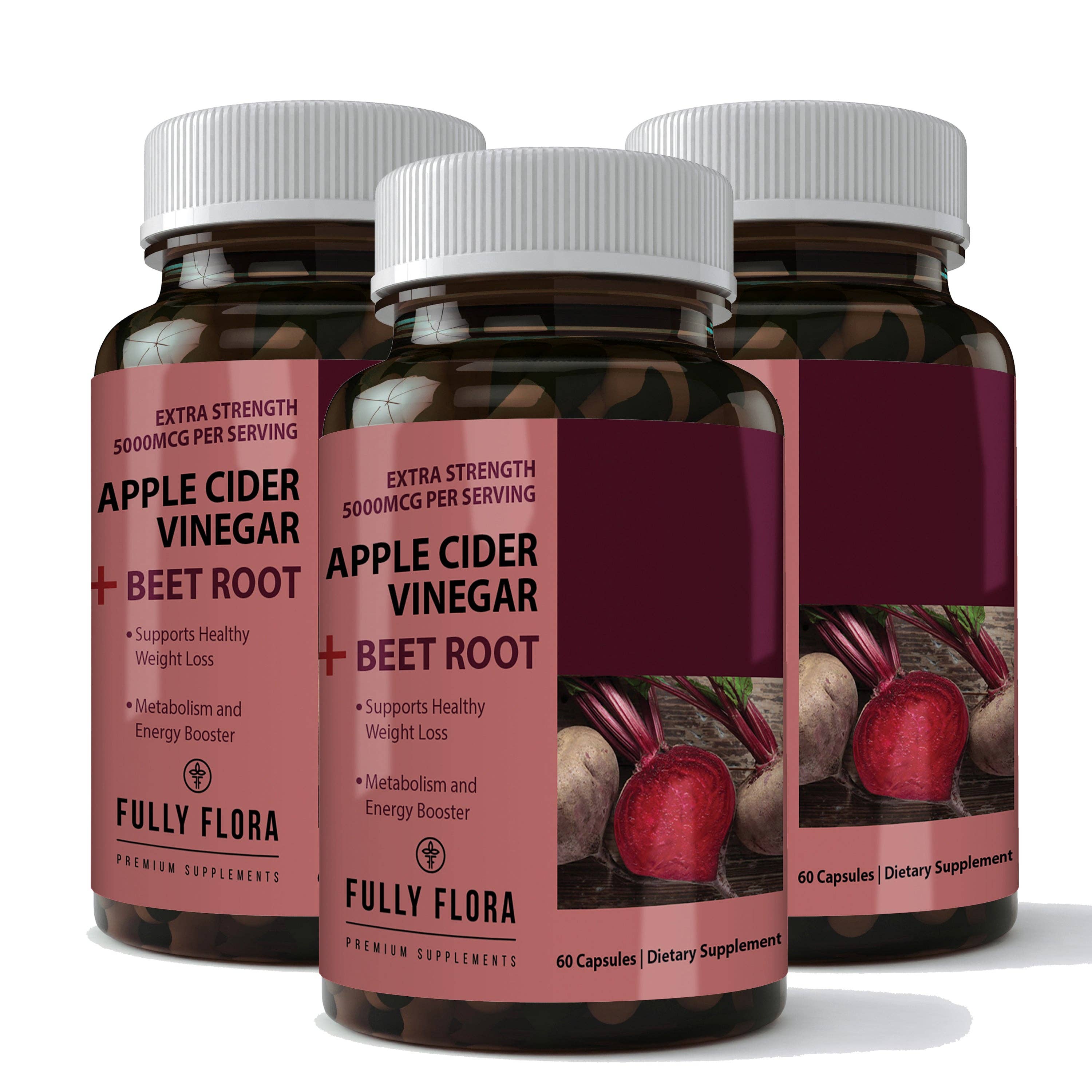 Totally Products - Wholesale Oral Supplement/Vitamin - Apple Cider Vinegar with Beet Root (60 capsules)4