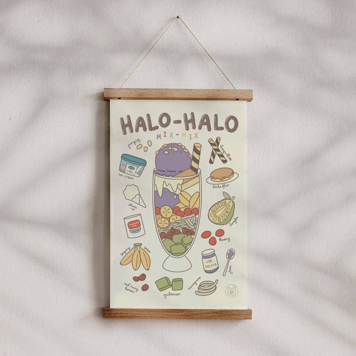 Anatomía del Halo Halo Risograph para venta al por mayor de Scotty&Mel