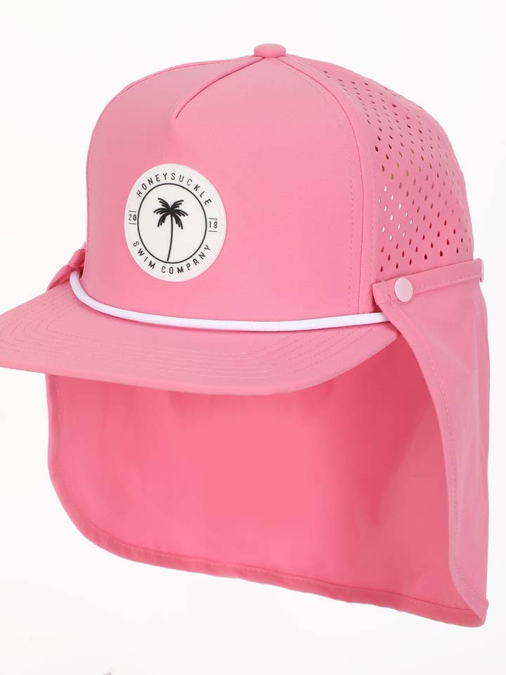 Snapback Solhatt - Ljusrosa för wholesale av Honeysuckle Swim Company