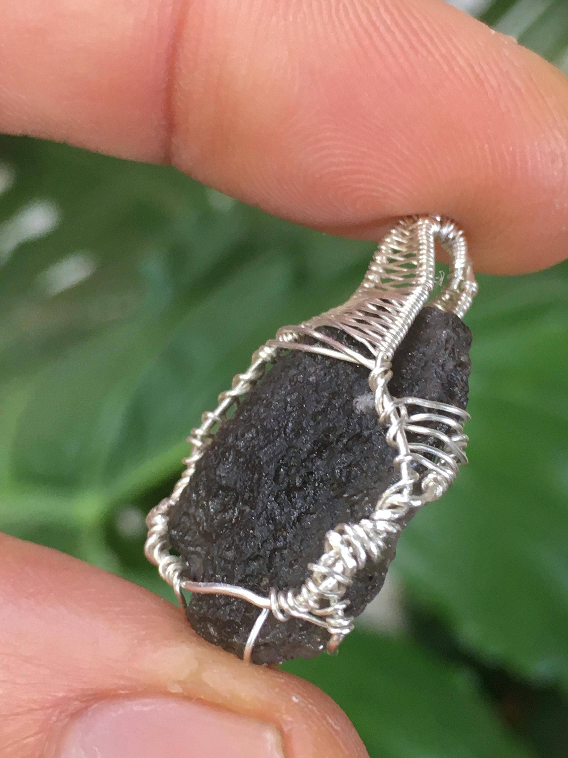 Wildheart Crystals - Wholesale Pendant/Charm Necklace - Tektite Meteorite and Silver Pendant2