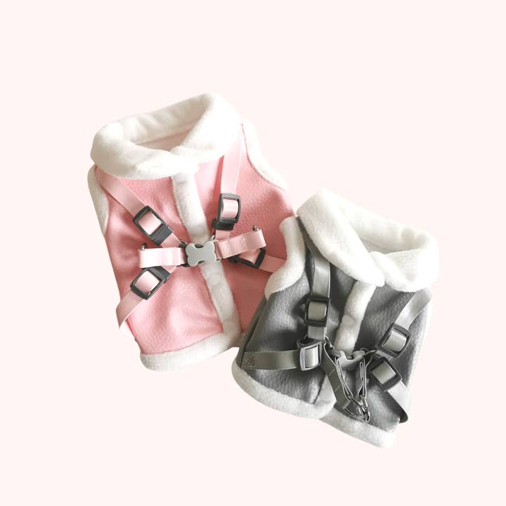 Channyfinds – wholesale Pet harness – Dog – Fashion Pet Faux Leather Harness Vest