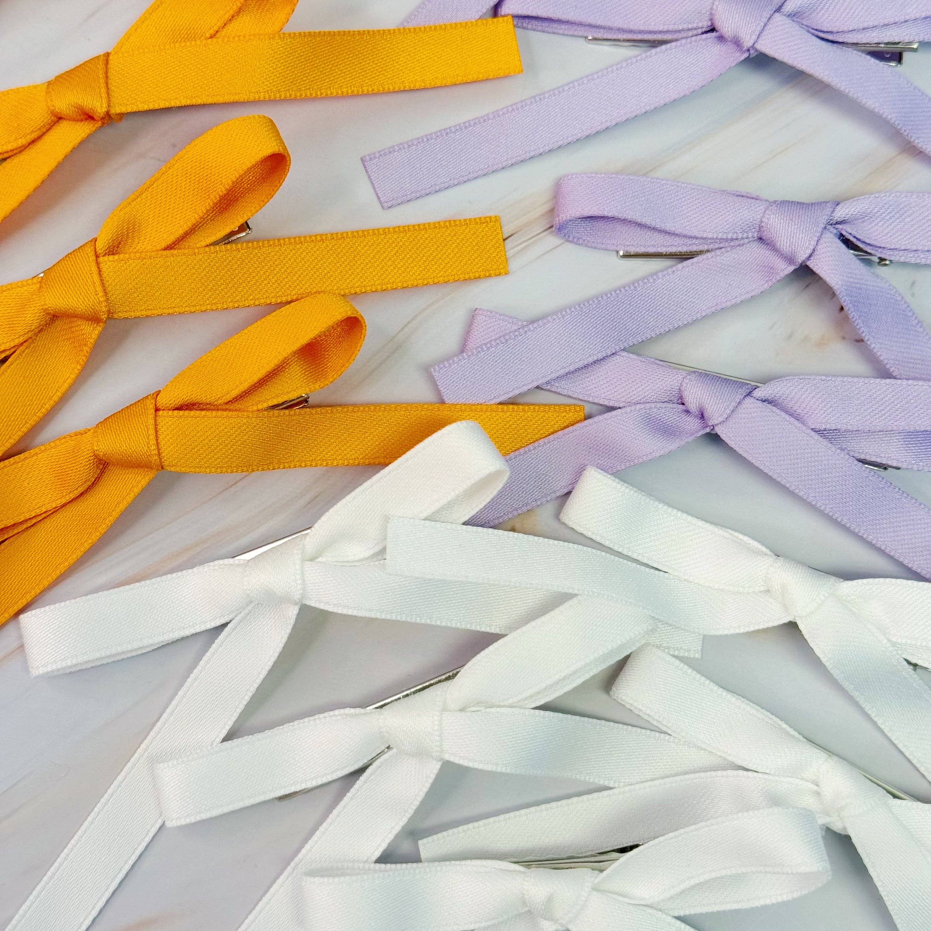 Ellison+Young - Wholesale Hair Clip - Women's - Solid Bow Hair Clip Set Of 513