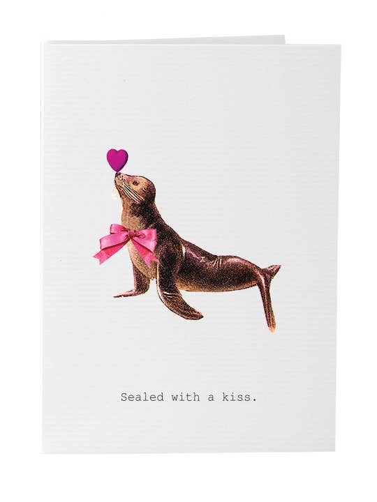 TokyoMilk - Wholesale Love Card - Sealed With A Kiss Greeting Card 0