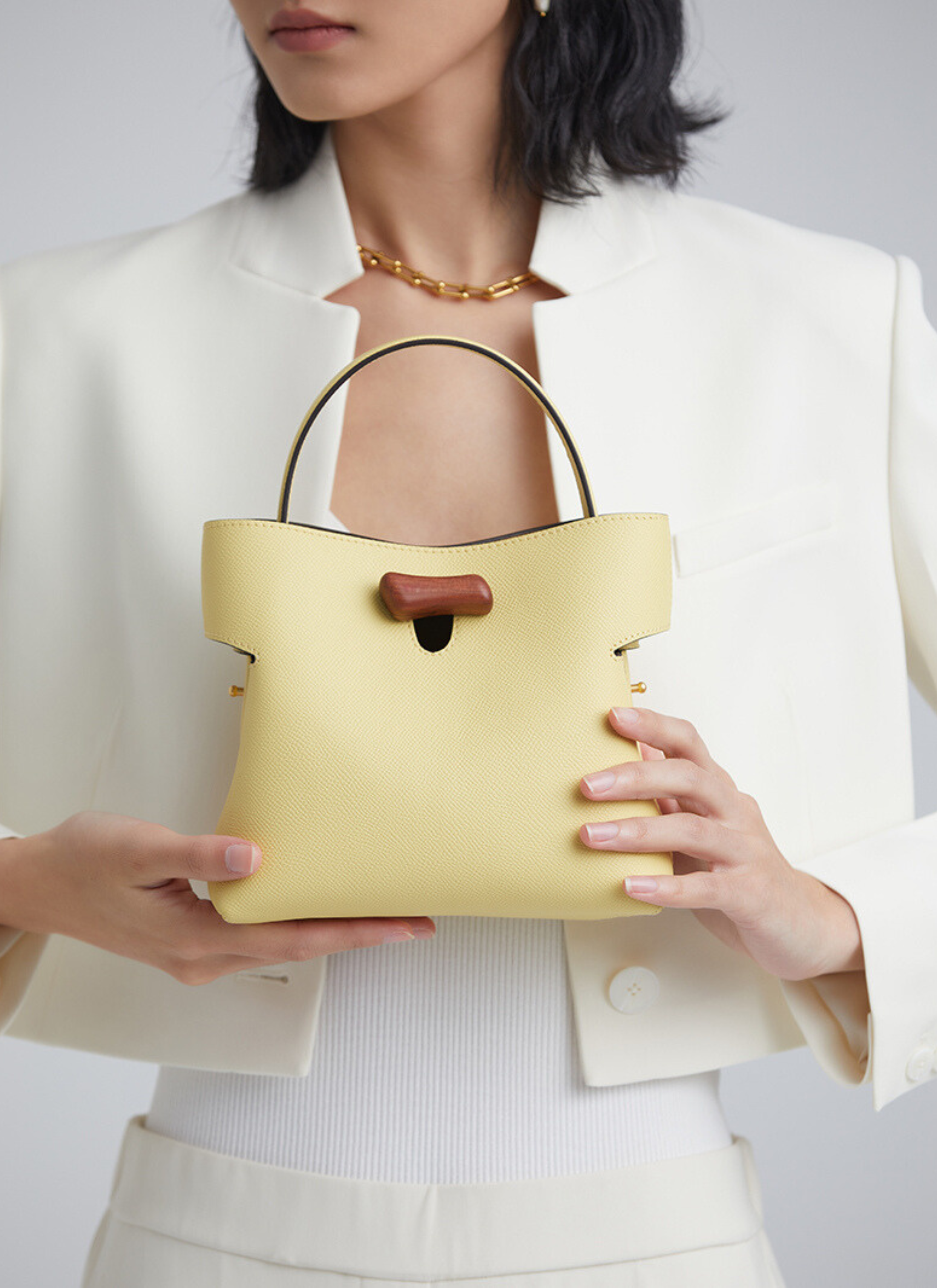 Gaia Tote Bag - Yellow for wholesale on Faire2