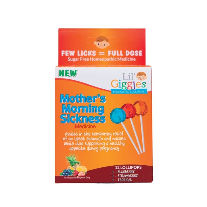 Lil Giggles - Wholesale Lollipop - Lil' Giggles Mom’s Medicated Lollipops for Morning Sickness