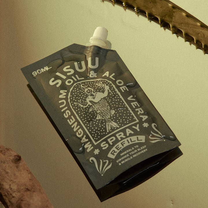 SISUU - Wholesale Pain relief spray/cream - SISUU Magnesium Oil & Aloe Vera Spray Refill - 90 ml
1