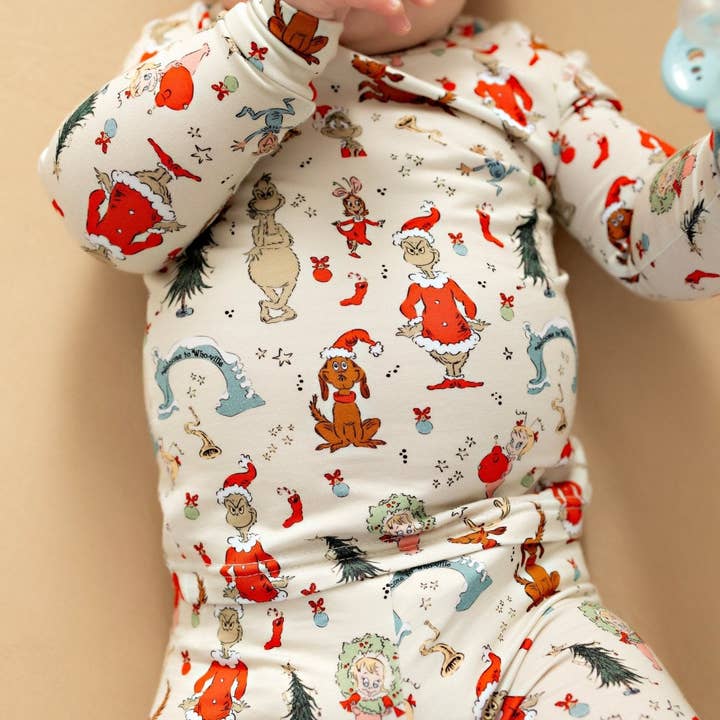 Ellie Sue - Wholesale Sleepwear Set - Kids - Classic Christmas Pajamas