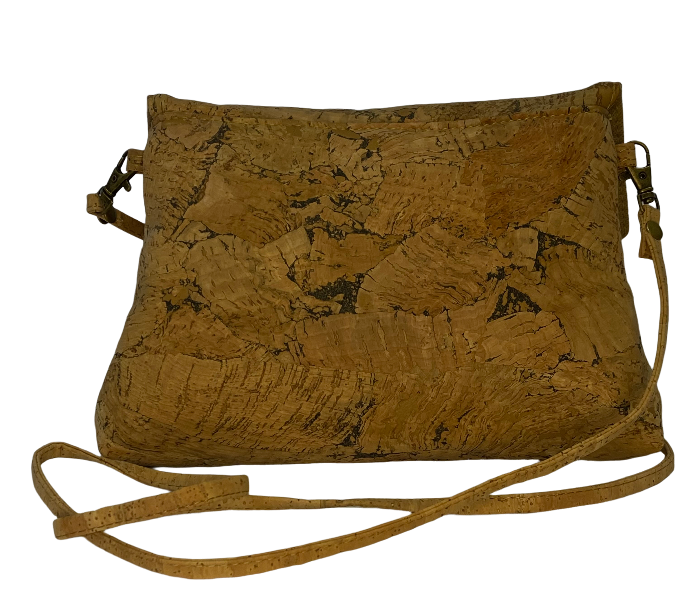 Atelier da Cortiça - Wholesale Crossbody Bag - Women's - Cork crossbody bag, mini format with corrugated flap2