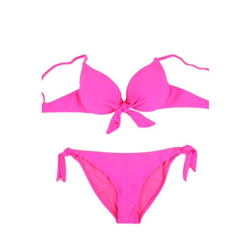 Belle Com'Elle - Wholesale Two Piece Swimsuit - Women's - Padded Bikini Swimsuit with Knot / SY221016