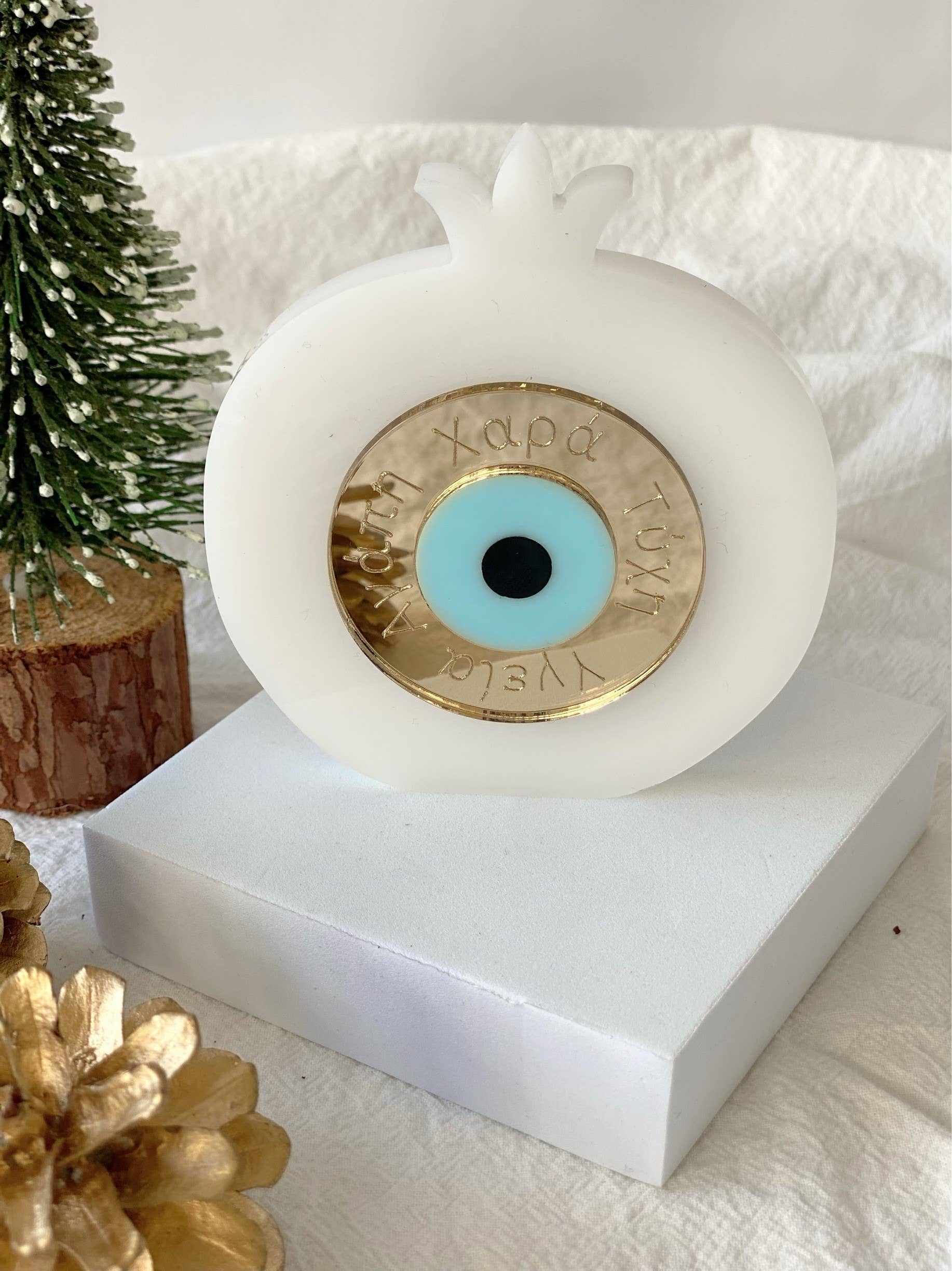 Christina Christi - Wholesale Ornament - Big Evil Eye Charm, Pomegranate Ornament,  Evil Eye Charm5