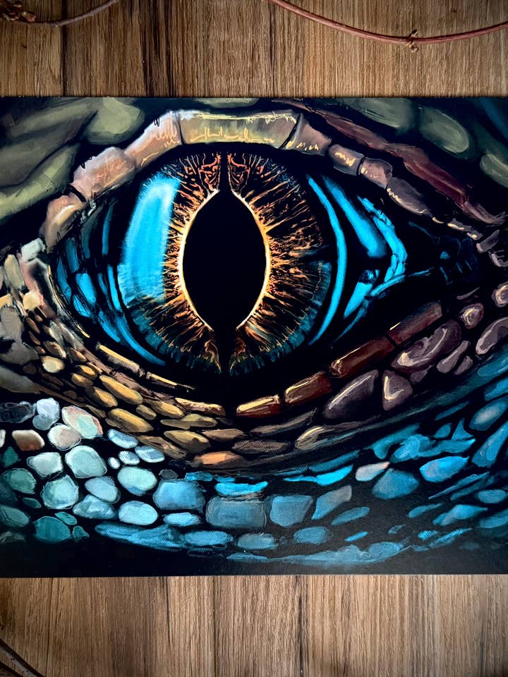 Gammelt Øje Kunsttryk for engroshandel hos Signum Somnia