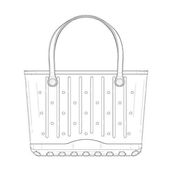 Suzie Q USA - Wholesale Beach Bag - Large Beach Tote Bag With Lines (+4 CT)5