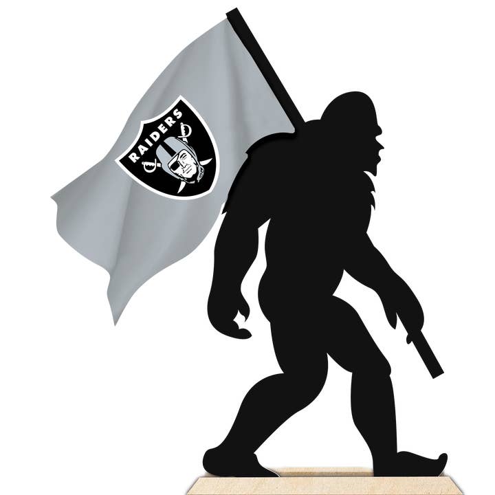 Las Vegas Raiders 12inch Big Foot Cutout for wholesale by Fan Creations