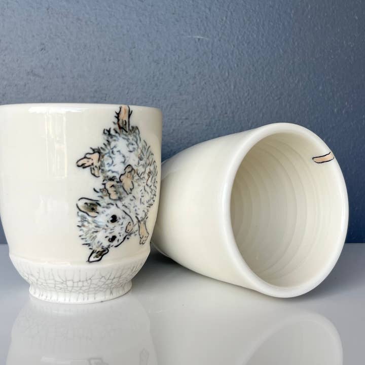 Lucy Nilan Studios - Wholesale Drinking Glass/Cup - Possum Tumblers0