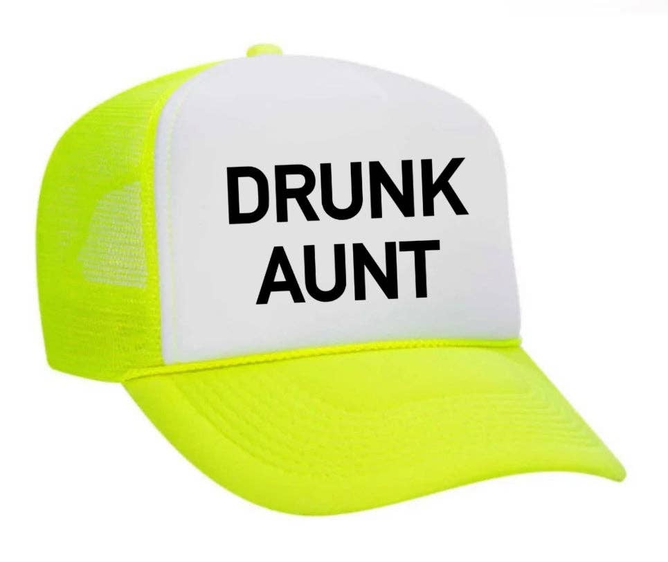 Inappropriate Trucker Hats - Wholesale Trucker Hat - Women's - Drunk Aunt Trucker Hat32