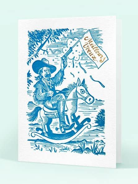 Meilleurs Vœux for engroshandel hos Letterpress de Paris