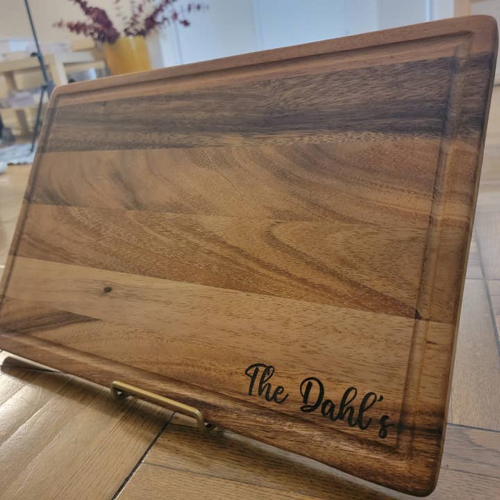 Karmic Creations - Vente Planche à découper - Planche à découper en noyer. Bloc de découpe de cuisine.5