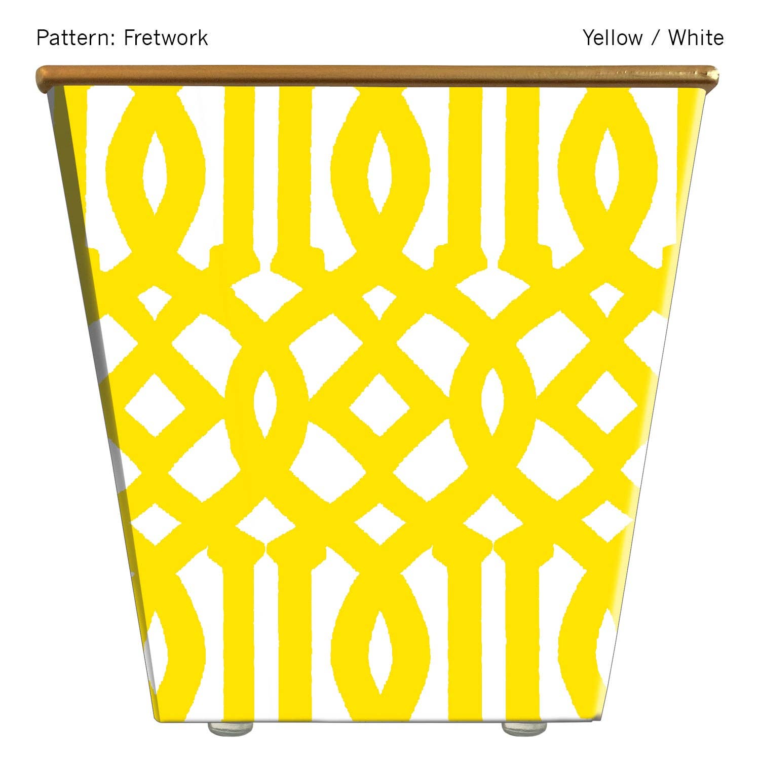 Hedge Farm Candles and Containers - Wholesale Plant Pot - Fretwork Cachepot Container Only21