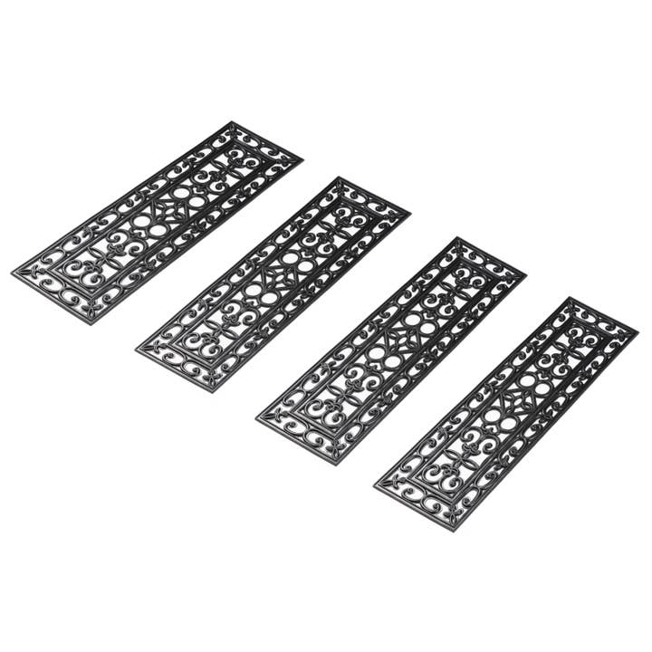 Quickway Imports - Wholesale Stair Runner - Decorative Rubber Stairs Anti-Slip Tread Mat, Set of 43