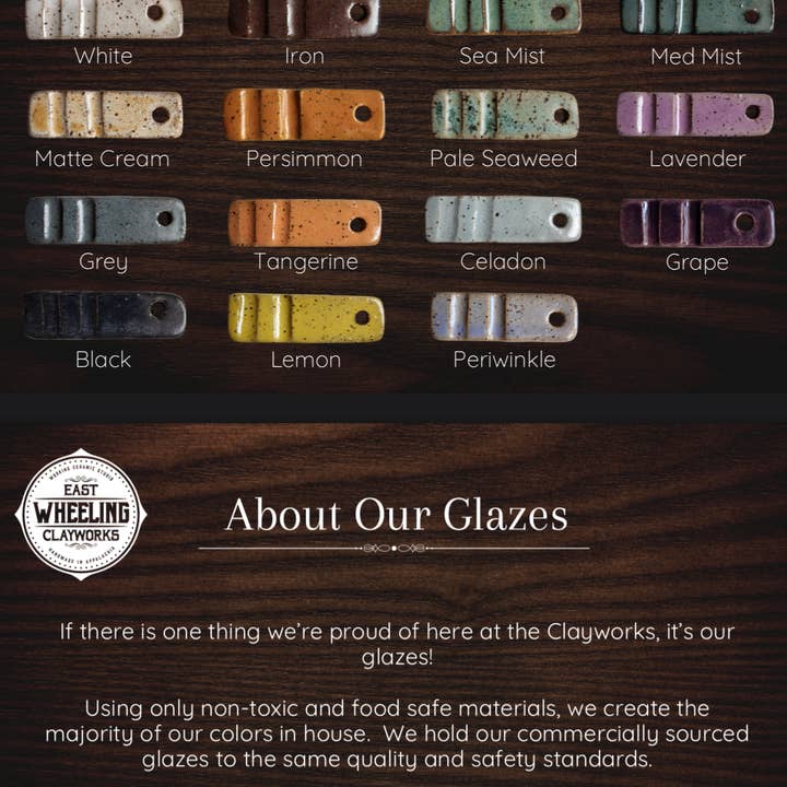 East Wheeling Clayworks - Wholesale Mortar & pestle - Handmade Stoneware Herb Stripper Bowl 4