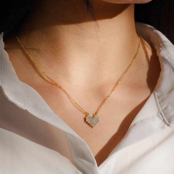 L'Amour Hjerte Halskæde for engroshandel hos Lenvolee