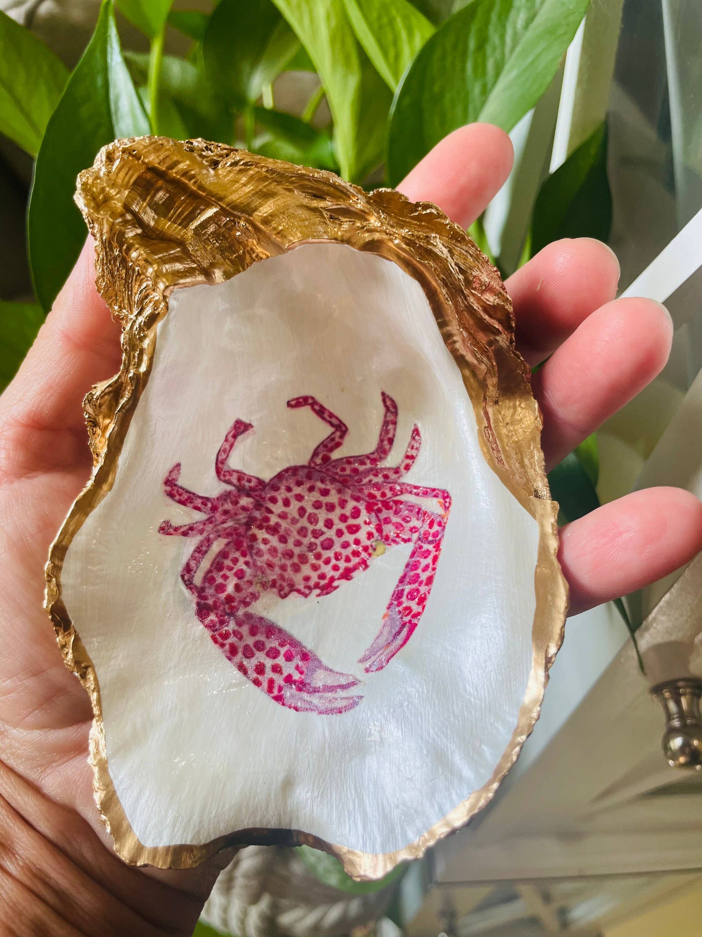 Shells by Shea - Wholesale Sieradenschaaltje - Oesterschelp Sieradenschaaltje, Roze Krab Sieradenschaaltje2