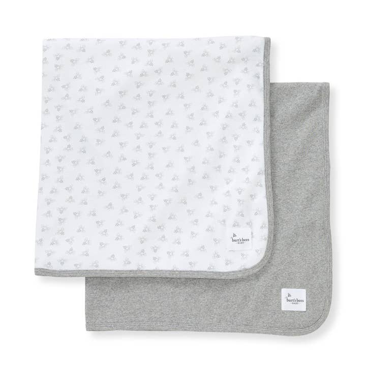 Honey Bee Organic Cotton Receiving Blankets 2 Pack
for wholesale by Burt's Bees Baby