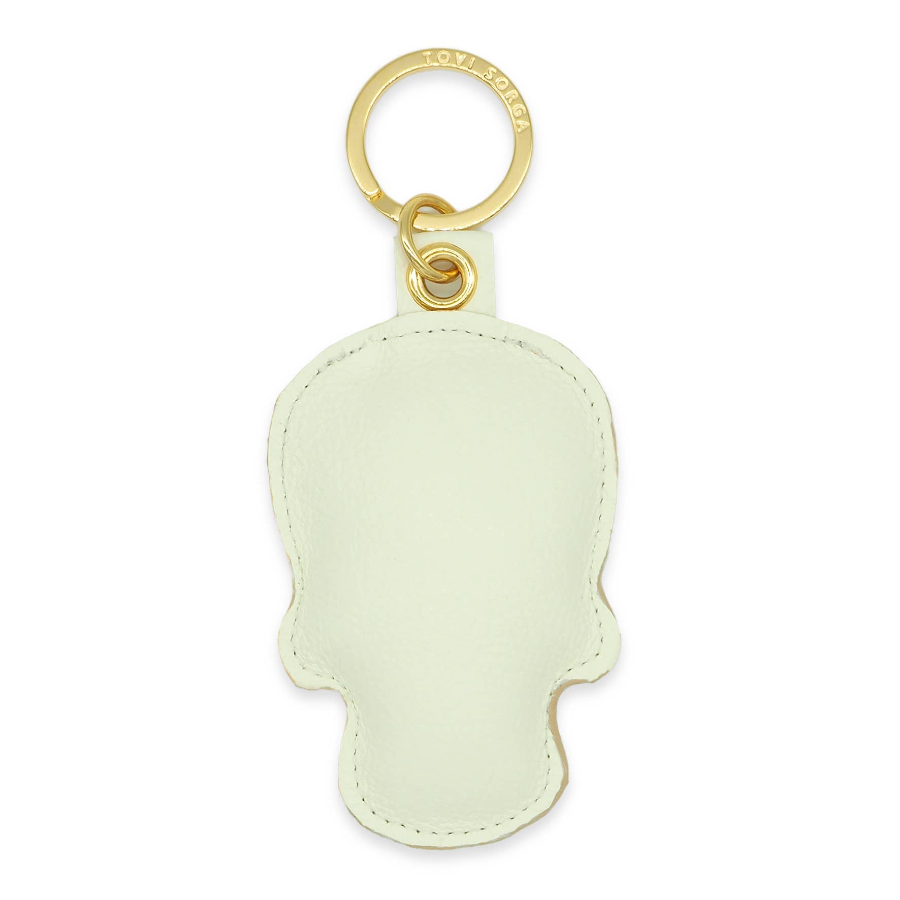 'Alkemest - Wholesale Keychain - Unisex - Sugar Skull Key Ring - Genuine Leather Key Chain - Third Eye2