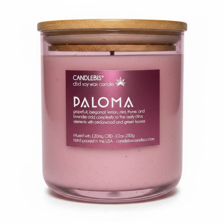PALOMA CBD CANDLE for wholesale by Candlebis CBD Candles