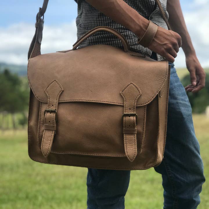 Lazarus Artisan Goods - Wholesale Briefcase - Unisex - Don Javier Briefcase | Leather Bag | Artisan Made | Ethical18