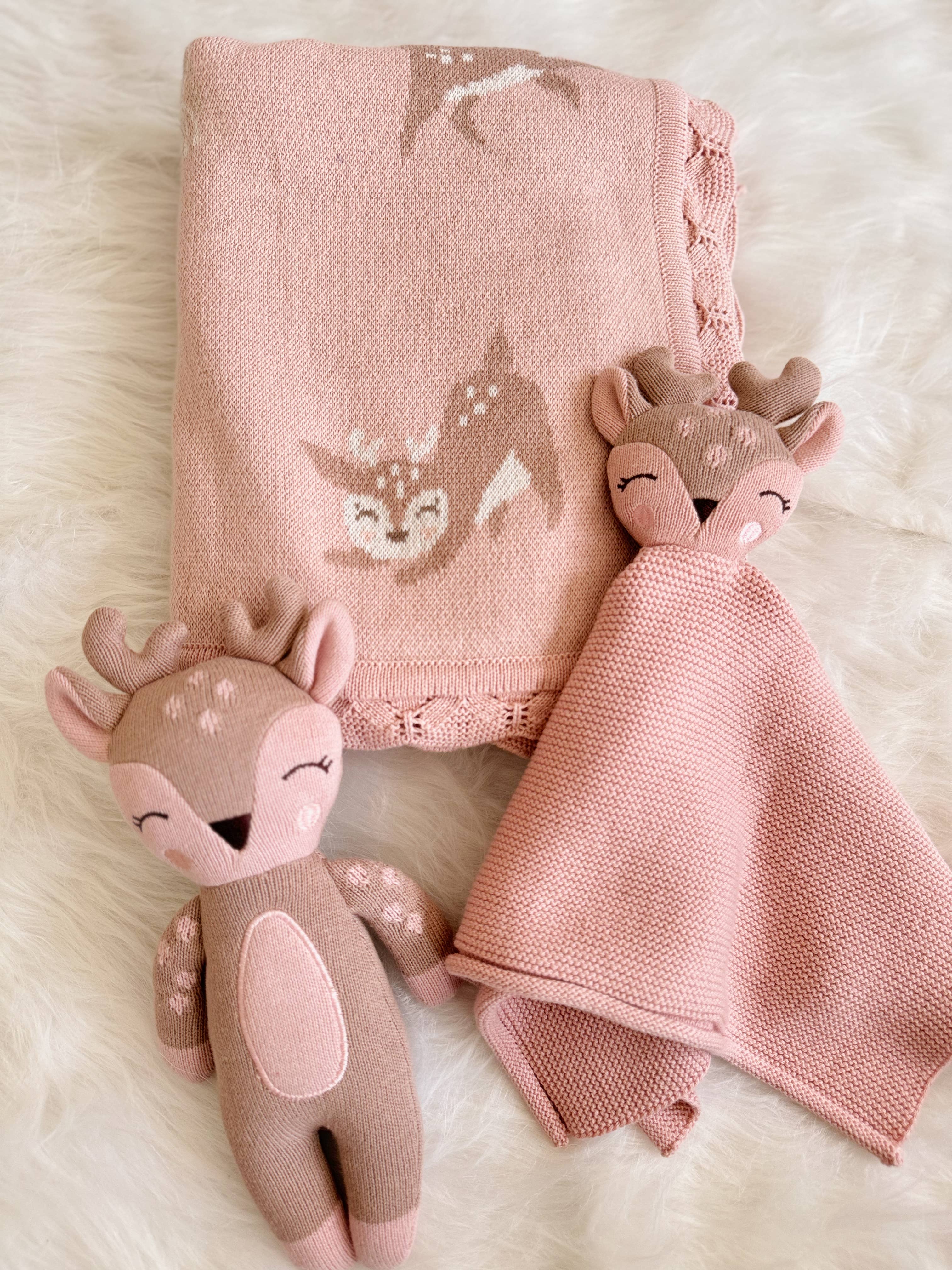 Darzzi - Wholesale Security/Cuddle Blanket - Baby - Fanny The Fawn Cuddle Lovey1