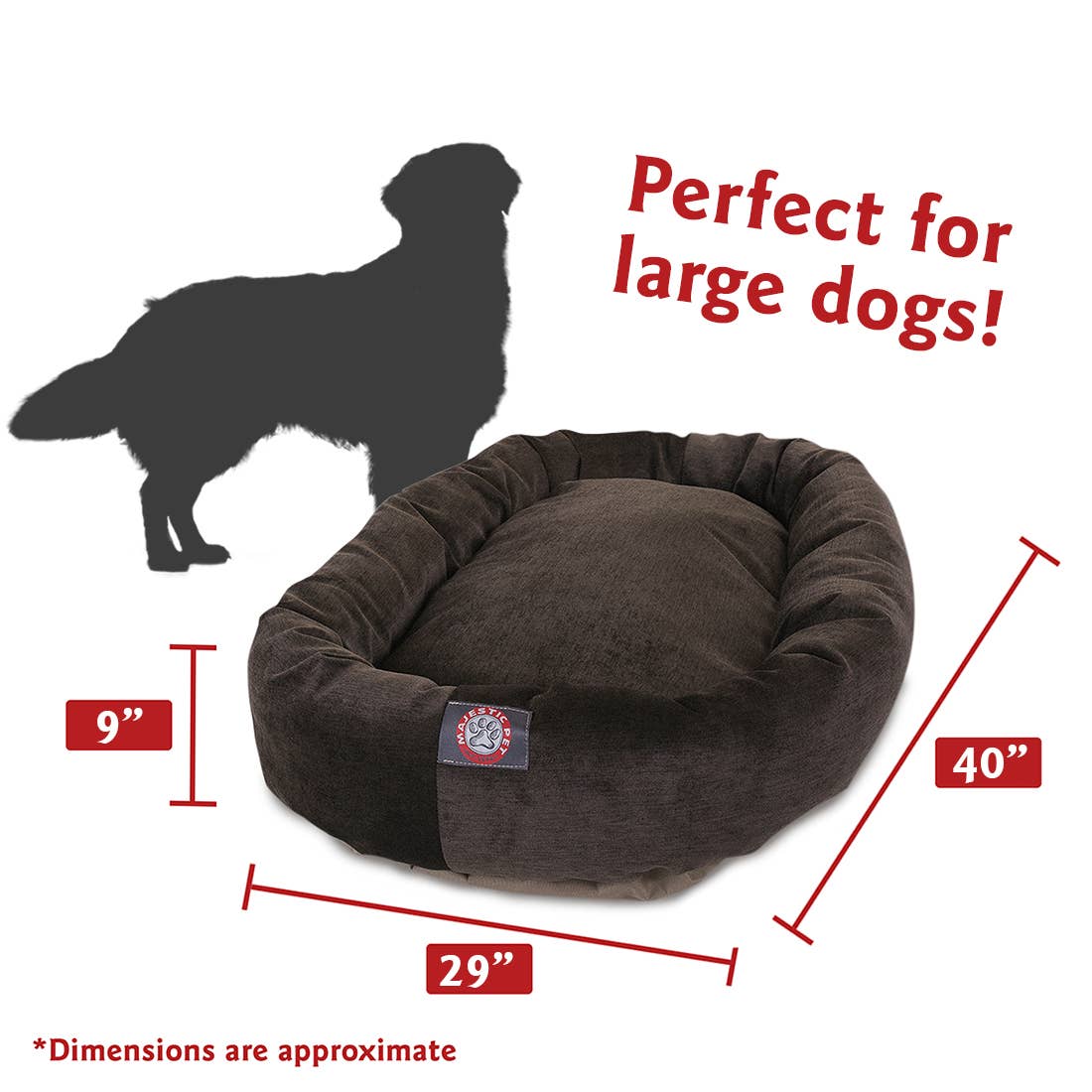 Majestic Pet Products - Vente Panier – chien - Panier pour chien Villa Bagel94