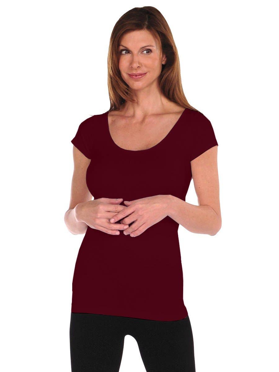 TINA Stephens Italy/Tees By Tina - Wholesale T-Shirt - Women's - Seamless Cap Sleeve (400CS)4