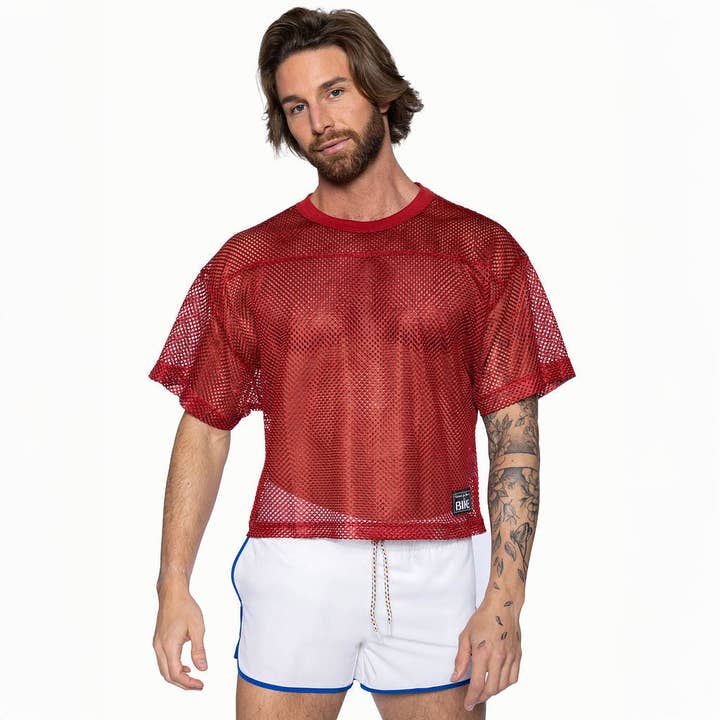 Red Short Sleeve Practice Jersey for wholesale on Faire1