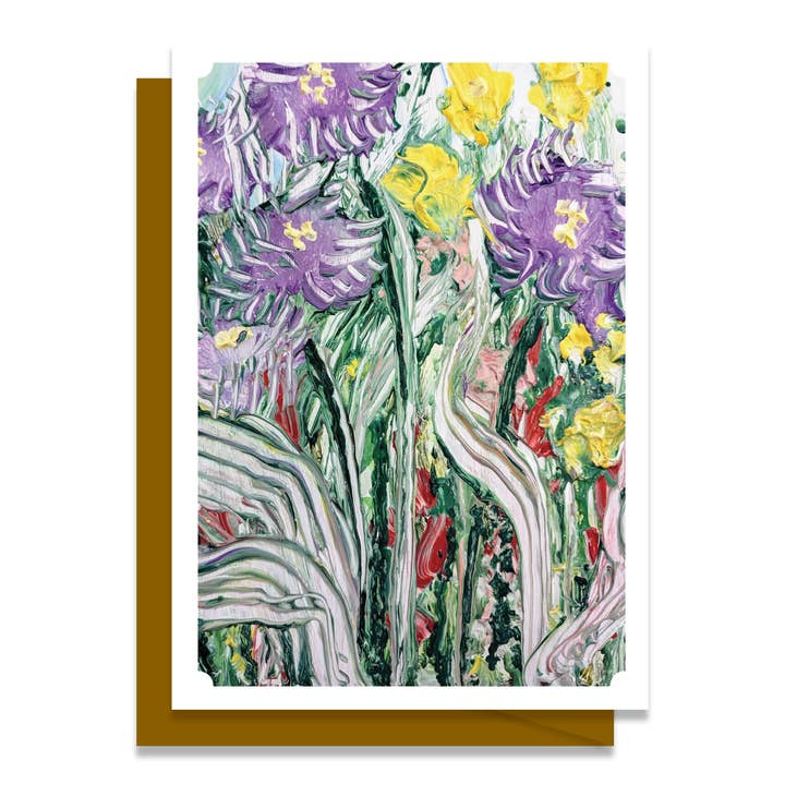 Original Art Blank Greeting Card - Awaiting Spring 02 for wholesale by Cherry Hill Studio