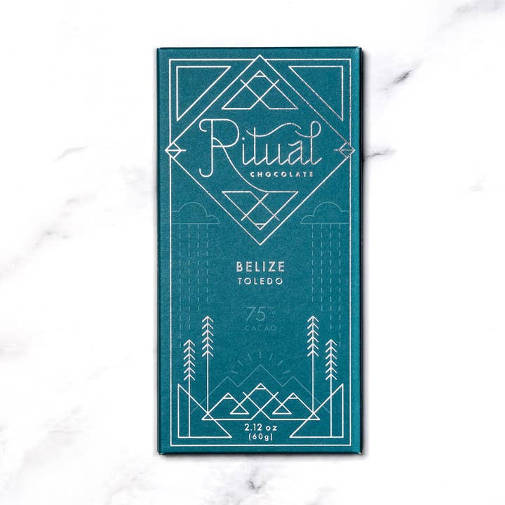 Belize 75% Dark Chocolate Bar for wholesale by Ritual Chocolate