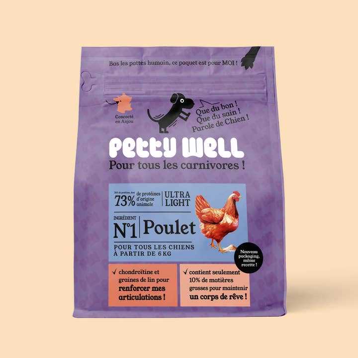 Petty Well - Venta al por mayor Comida - Perros - Croquetas Perro Sobrepeso, Ultra light - Pollo