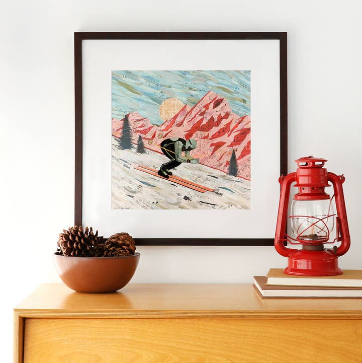 Dolan Geiman - Wholesale Art Print - Art Print | Skiing Wall Art | LAST RUN4