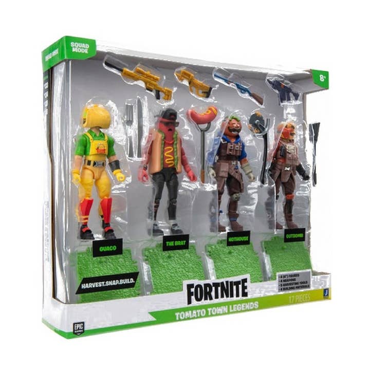 Jactal - Wholesale Figurine Toy - Kids - Fortnite 4 Tomato Town Legends Figures0