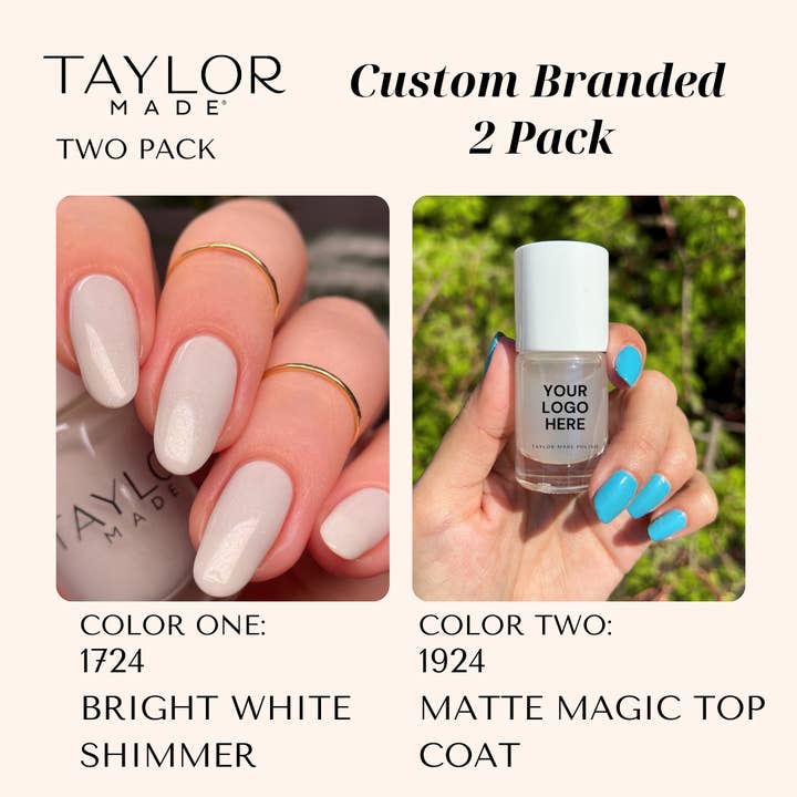 Taylor Made Polish - Vendita all'ingrosso Smalto per unghie - Smalto per unghie personalizzato: confezione da 2 a lunga tenuta + vegano + non tossico245