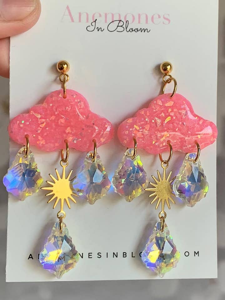 Rosa opalisierende Wolke baumelt für den Großhandel von Anemones In Bloom