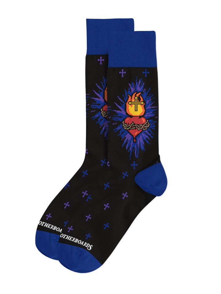 The Retro - a Full of Grace USA Company - Wholesale Socks - Unisex - Sacred Hear of Jesus Socks