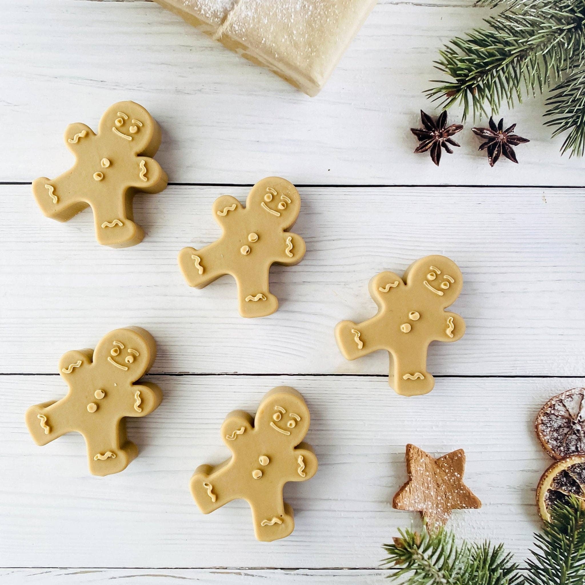 Tammi Home Body & Bath - Wholesale Bar Soap - Handmade Artisan Christmas Soap | Gingerbread Man | Warm Gingerbread, Caramel & Vanilla Scent3