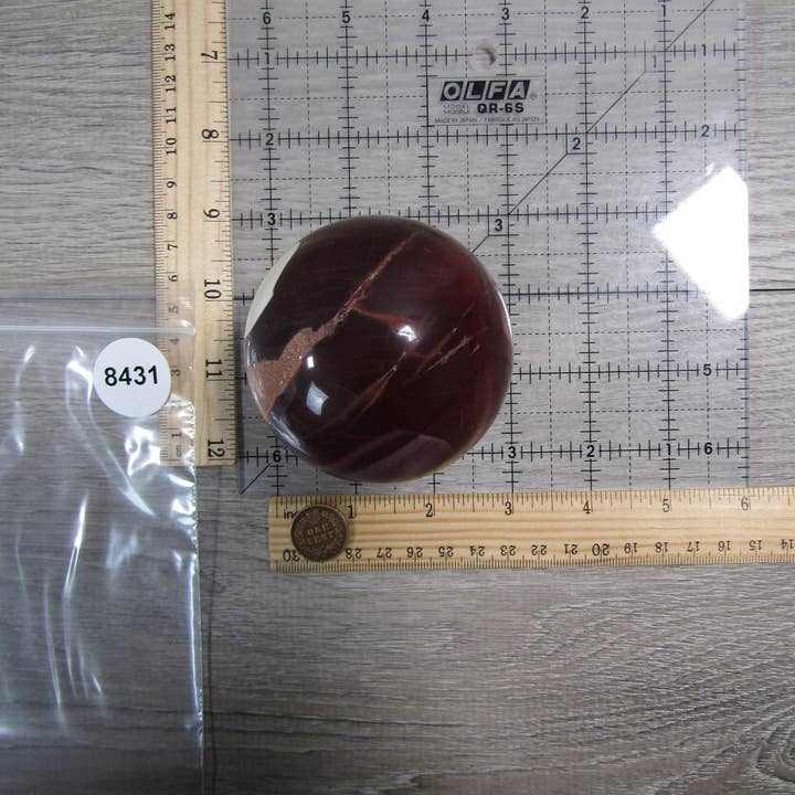 Keystone Crystals - Wholesale Spiritual Stone/Crystal - Large Mookaite Jasper Sphere for Display – Crystal Decor8