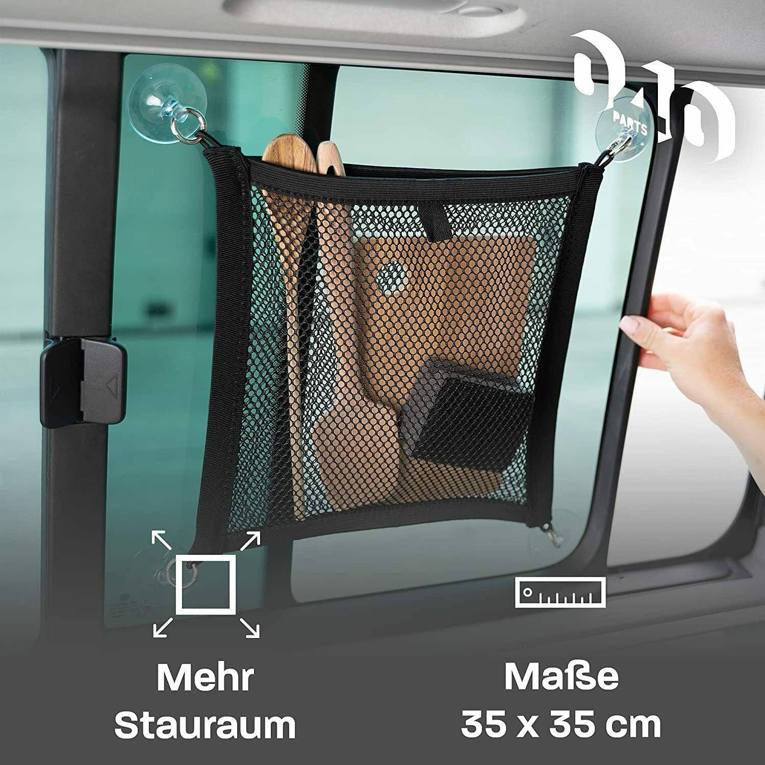 Mixcover GmbH - Wholesale Car Decorative Charm - Unisex - 040 Parts storage net for the kitchen window of VW T5 T6 Bulli, Multivan5