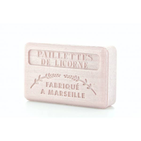 Savons.nl - Savon de marseille distributeur - Wholesale Bar Soap - 5x Savonnette Marseillaise unicorn glitter soap 125 g1
