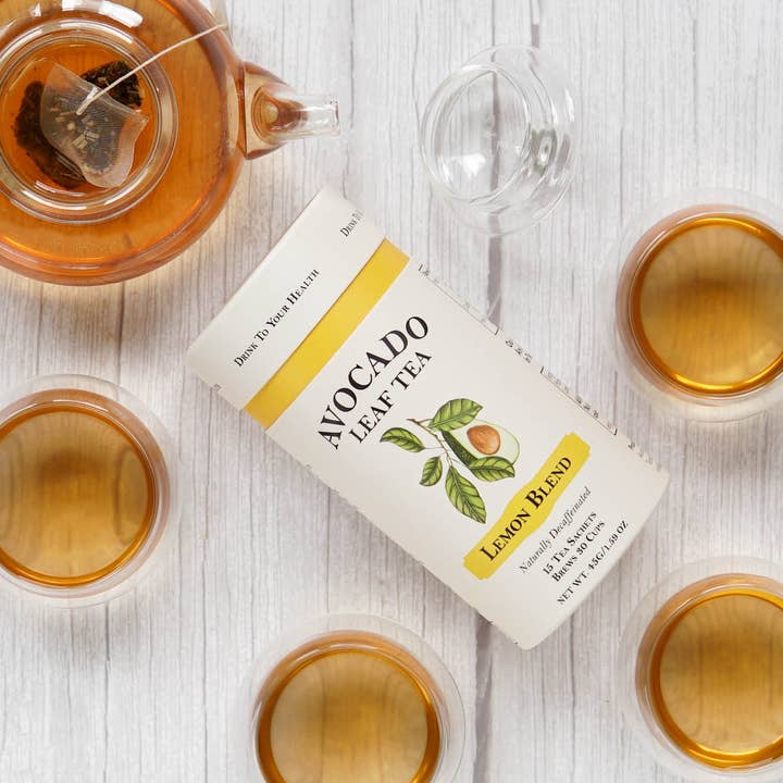 Avocado Tea Co. - Vente Thés santé/détox - Coffret de Mélange de Thé Citron et Feuille d'Avocat6