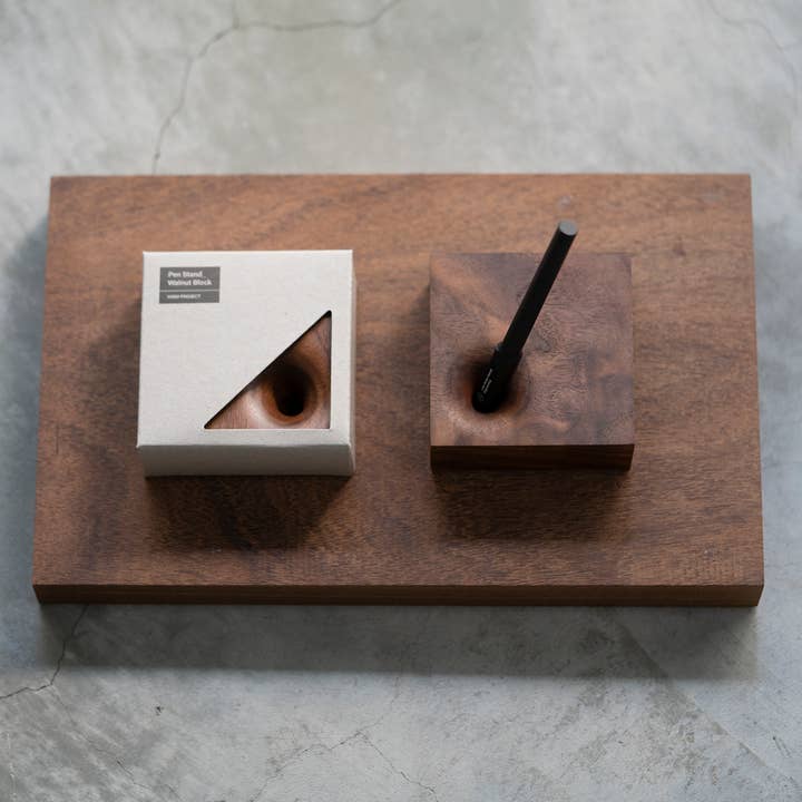 HMM - Venta al por mayor Portalápices - Bloque de nogal5